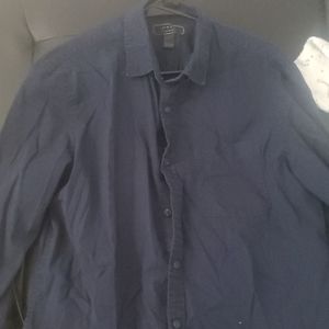 Mens button down T-shirt